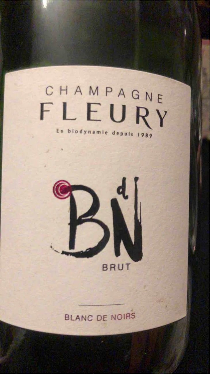 Blanc de Noirs Brut - Champagne Fleury - Morgane, Jean-Sébastien & Benoit Fleury 
