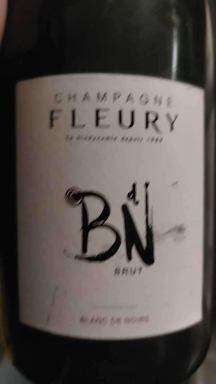 Blanc de Noirs Brut - Champagne Fleury - Morgane, Jean-Sébastien & Benoit Fleury 
