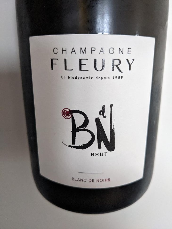 Blanc de Noirs Brut - Champagne Fleury - Morgane, Jean-Sébastien & Benoit Fleury 
