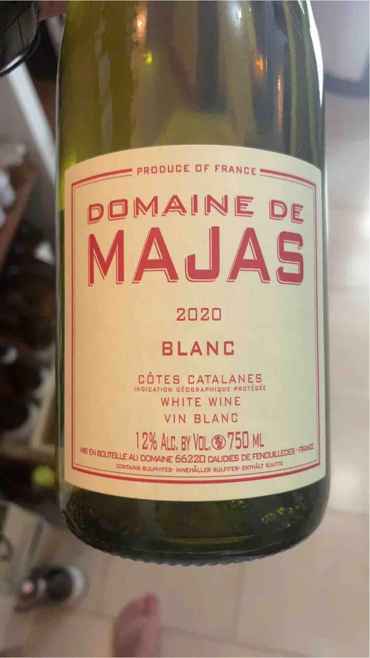 Blanc Grappes Entières - Domaine de Majas - Agnès & Alain Carrère 