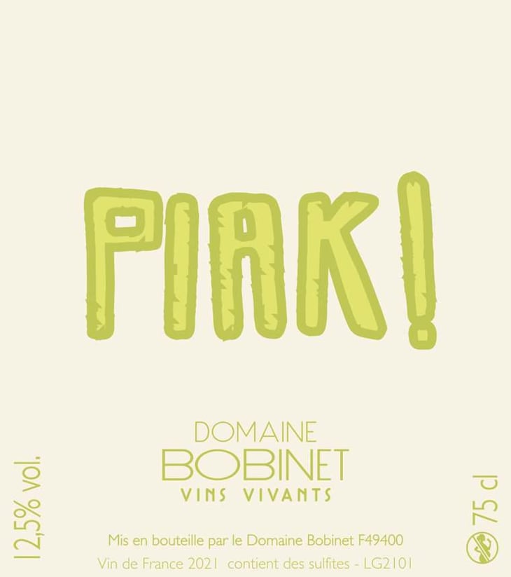 Piak blanc - Domaine Calvez-Bobinet - Sébastien Bobinet & Emeline Calvez -2025