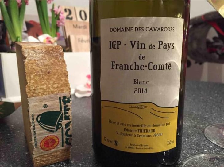 IGP Vin De Pays De Franche-Comte Blanc - Domaine des Cavarodes - Etienne Thiebaud 