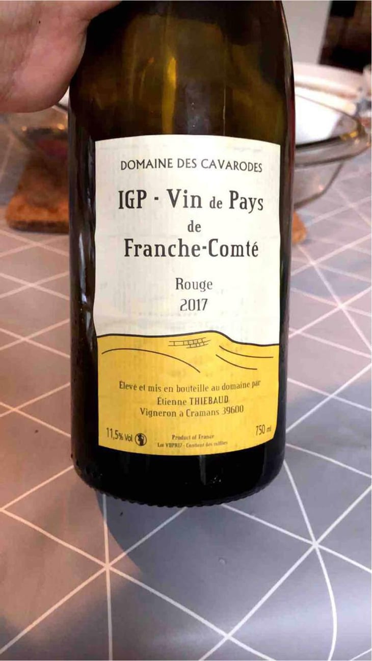 IGP Vin De Pays De Franche-Comte Blanc - Domaine des Cavarodes - Etienne Thiebaud 