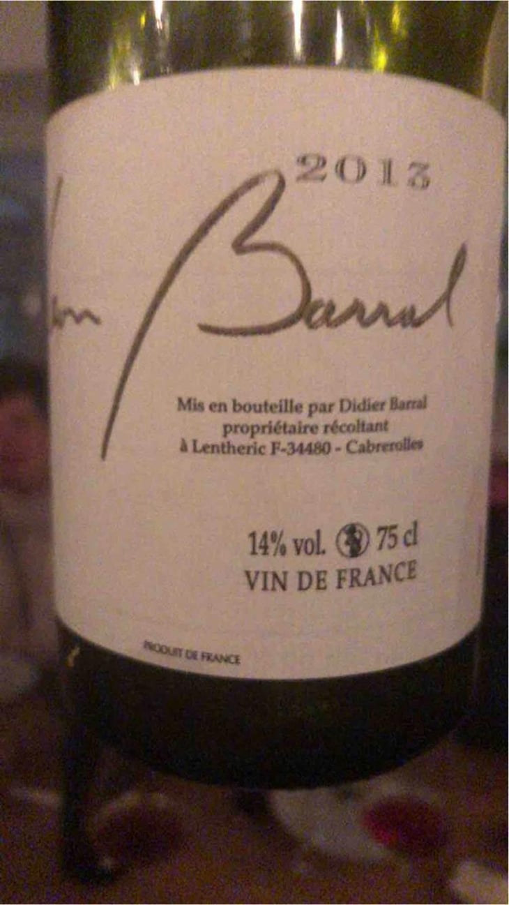 Blanc - Domaine Léon Barral - Didier Barral 