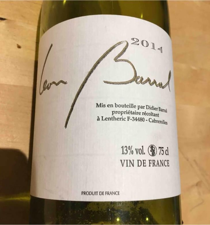 Blanc - Domaine Léon Barral - Didier Barral 