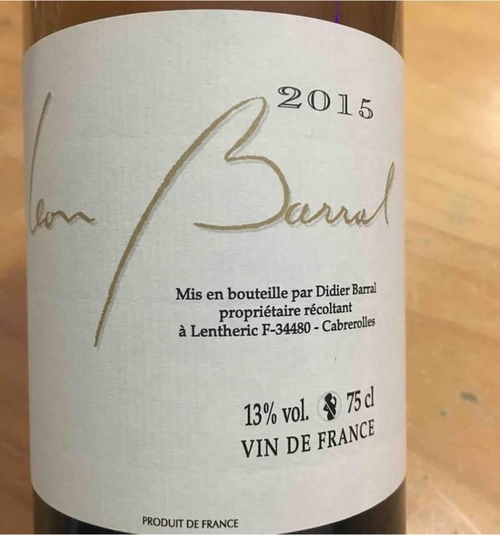 Blanc - Domaine Léon Barral - Didier Barral 