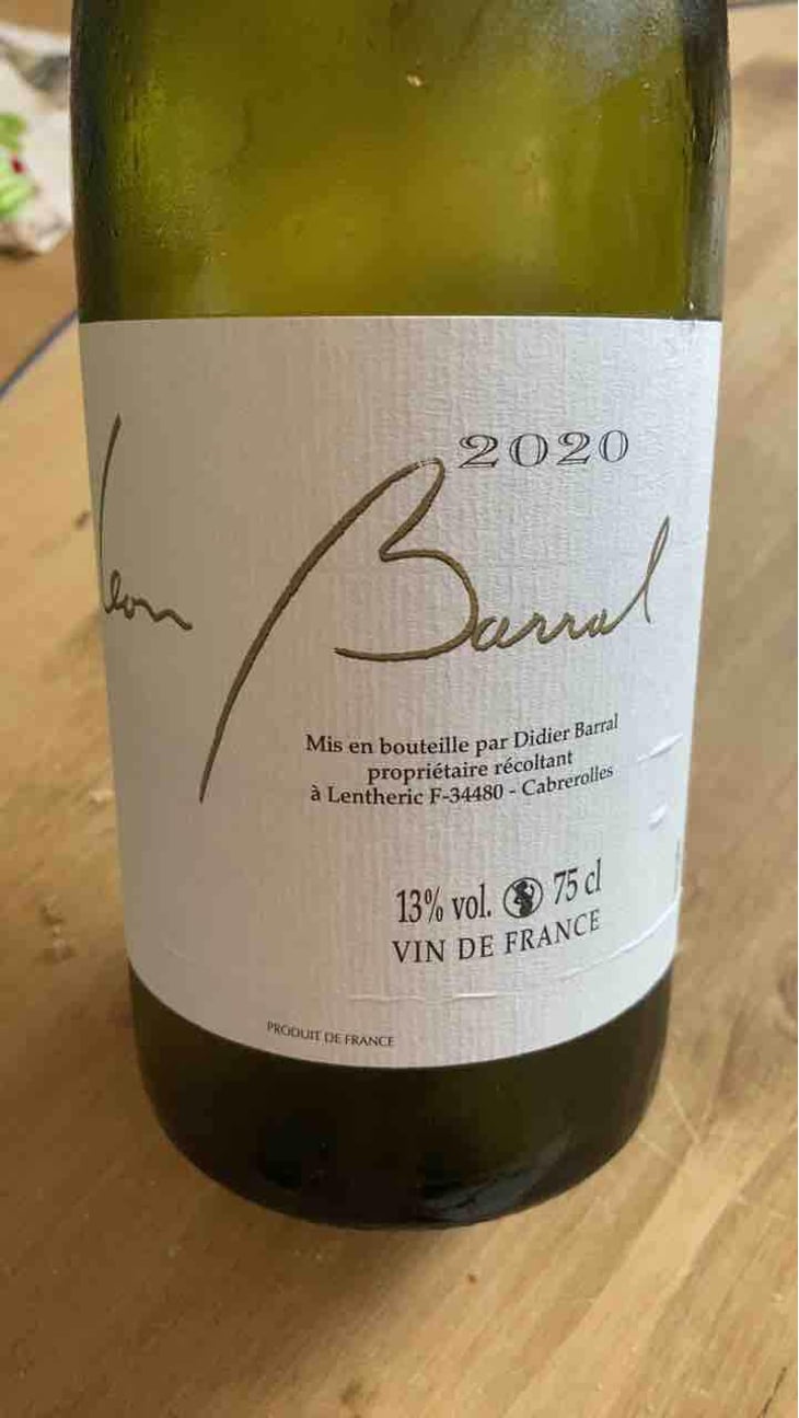 Blanc - Domaine Léon Barral - Didier Barral 