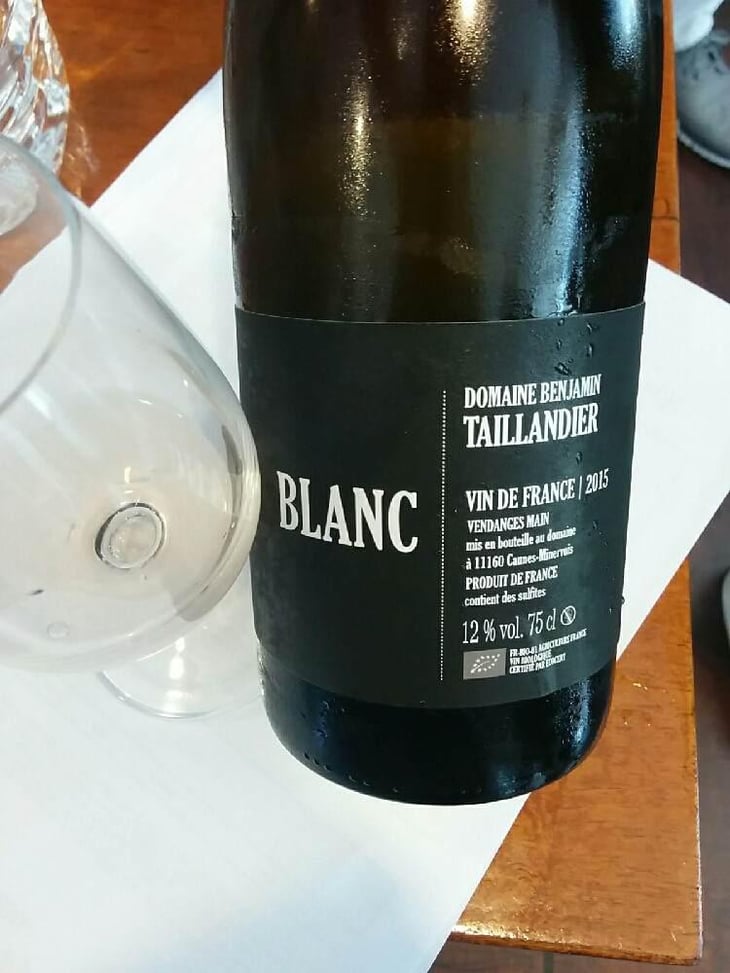 Blanc - Domaine Benjamin Taillandier - Benjamin Taillandier 