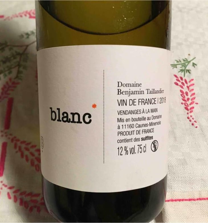 Blanc - Domaine Benjamin Taillandier - Benjamin Taillandier 
