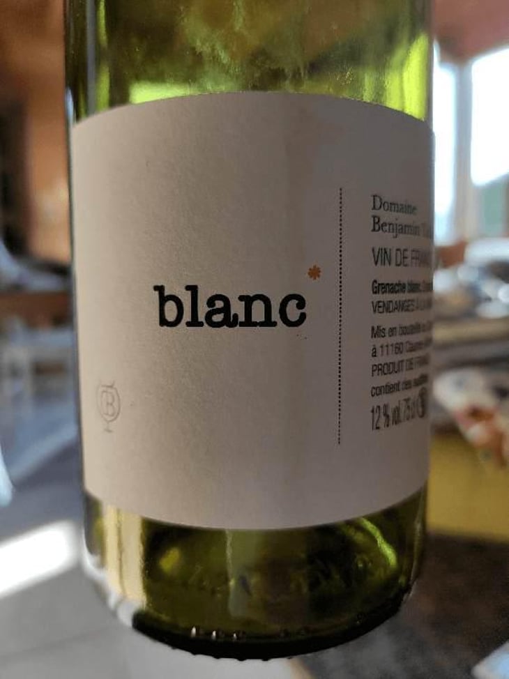 Blanc - Domaine Benjamin Taillandier - Benjamin Taillandier 