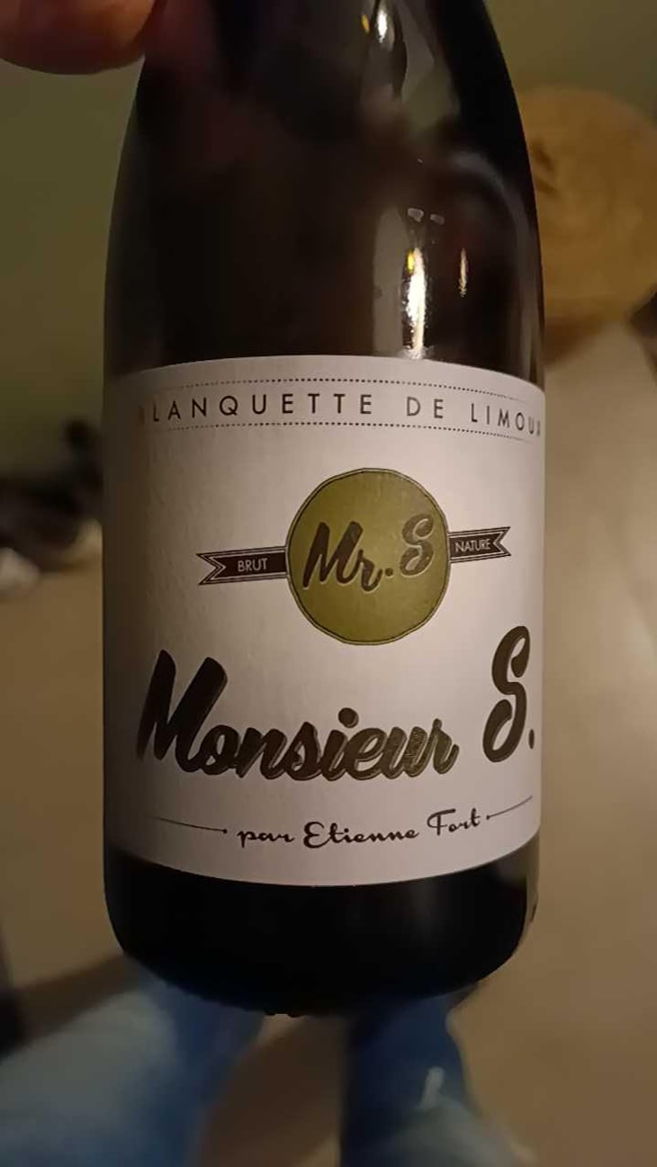 Blanquette de Limoux - Château Saint Salvadou - Etienne Fort: Monsieur S -2018