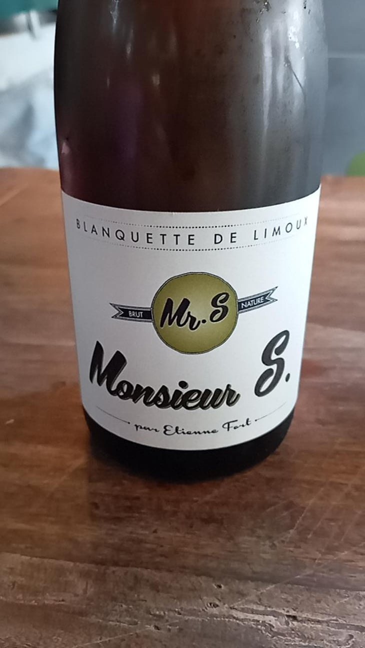 Blanquette de Limoux - Château Saint Salvadou - Etienne Fort: Monsieur S -2018