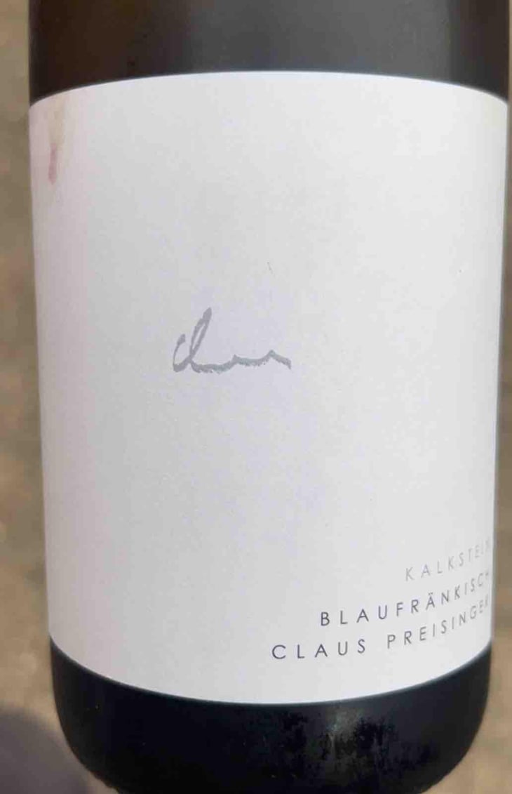 Blaufränkisch Kalkstein - Weingut Claus Preisinger - Claus Preisinger 