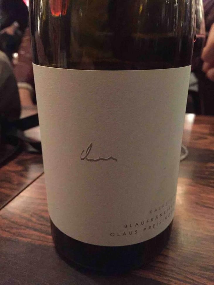 Blaufränkisch Kalkstein - Weingut Claus Preisinger - Claus Preisinger 