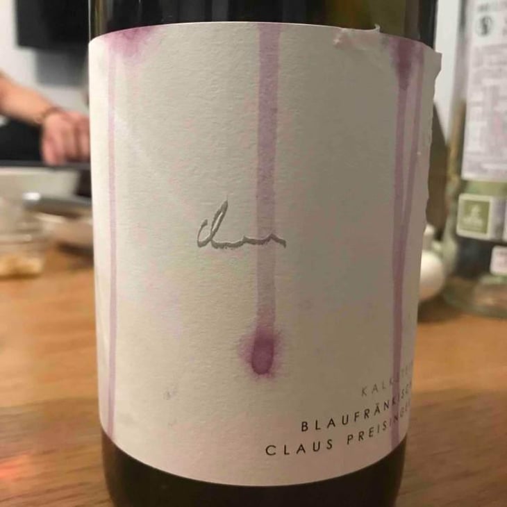 Blaufränkisch Kalkstein - Weingut Claus Preisinger - Claus Preisinger 
