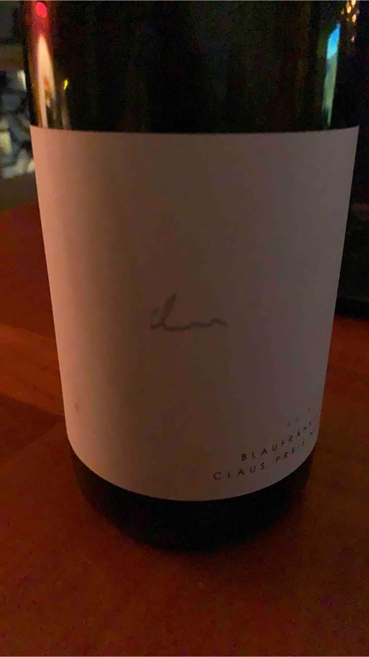 Blaufränkisch Kalkstein - Weingut Claus Preisinger - Claus Preisinger 