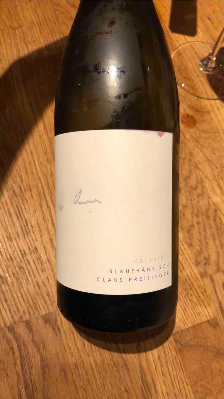 Blaufränkisch Kalkstein - Weingut Claus Preisinger - Claus Preisinger 