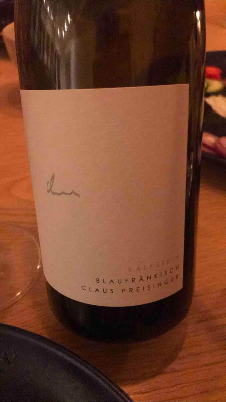 Blaufränkisch Kalkstein - Weingut Claus Preisinger - Claus Preisinger 