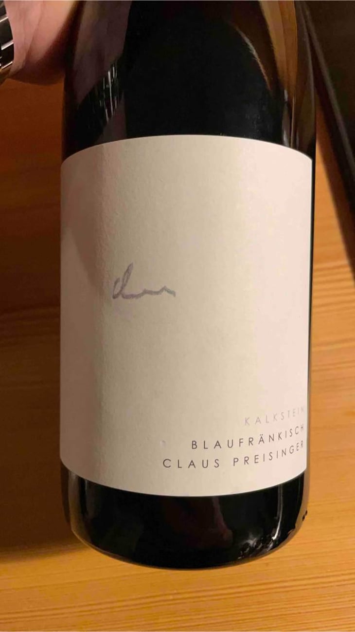 Blaufränkisch Kalkstein - Weingut Claus Preisinger - Claus Preisinger 