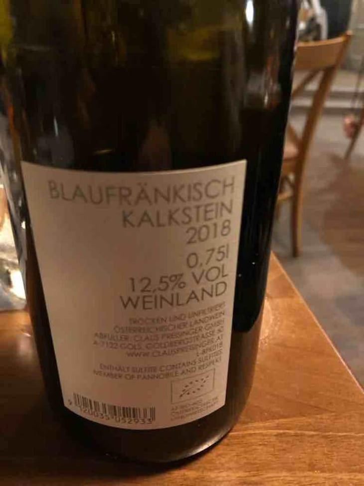 Blaufränkisch Kalkstein - Weingut Claus Preisinger - Claus Preisinger 