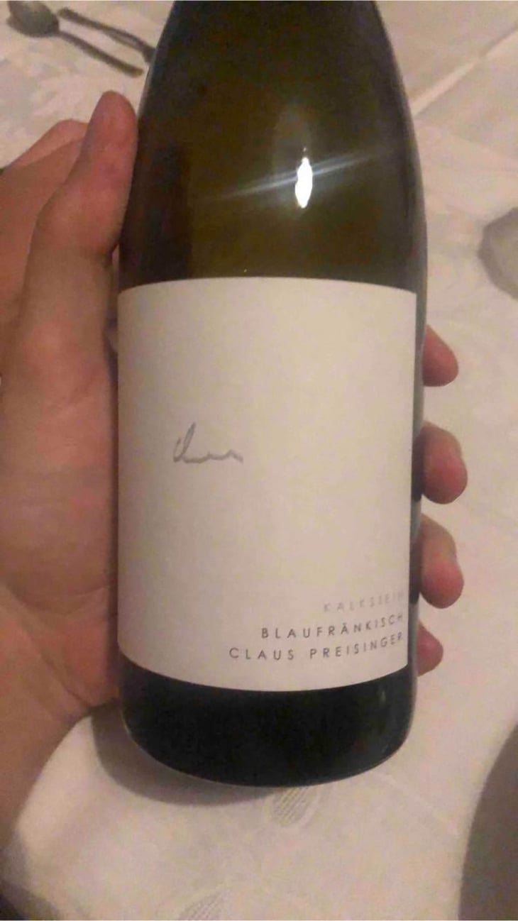 Blaufränkisch Kalkstein - Weingut Claus Preisinger - Claus Preisinger 