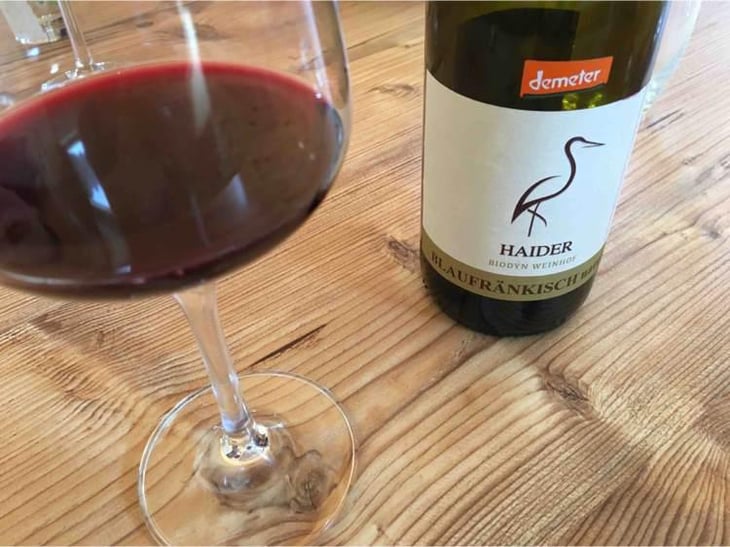 Blaufränkisch natural - Biodyn Weinhof Haider - Berthold & Eva Haider 
