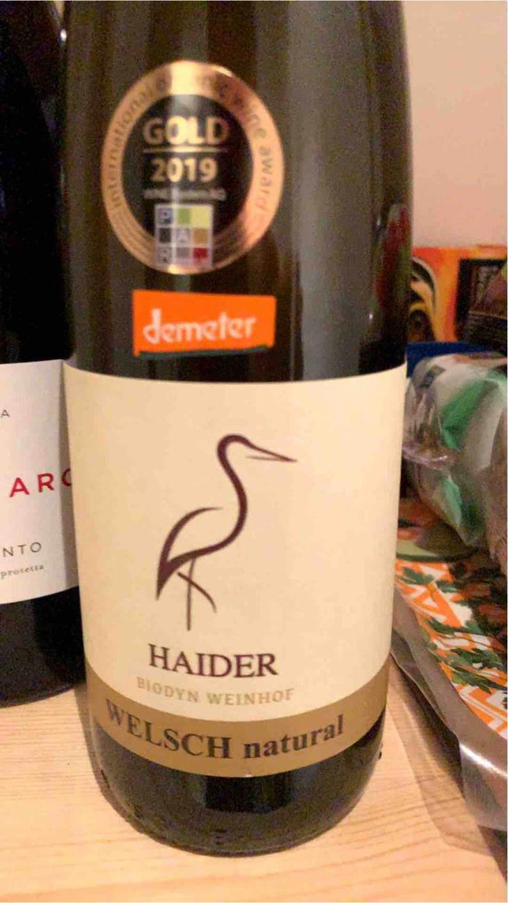 Blaufränkisch natural - Biodyn Weinhof Haider - Berthold & Eva Haider 
