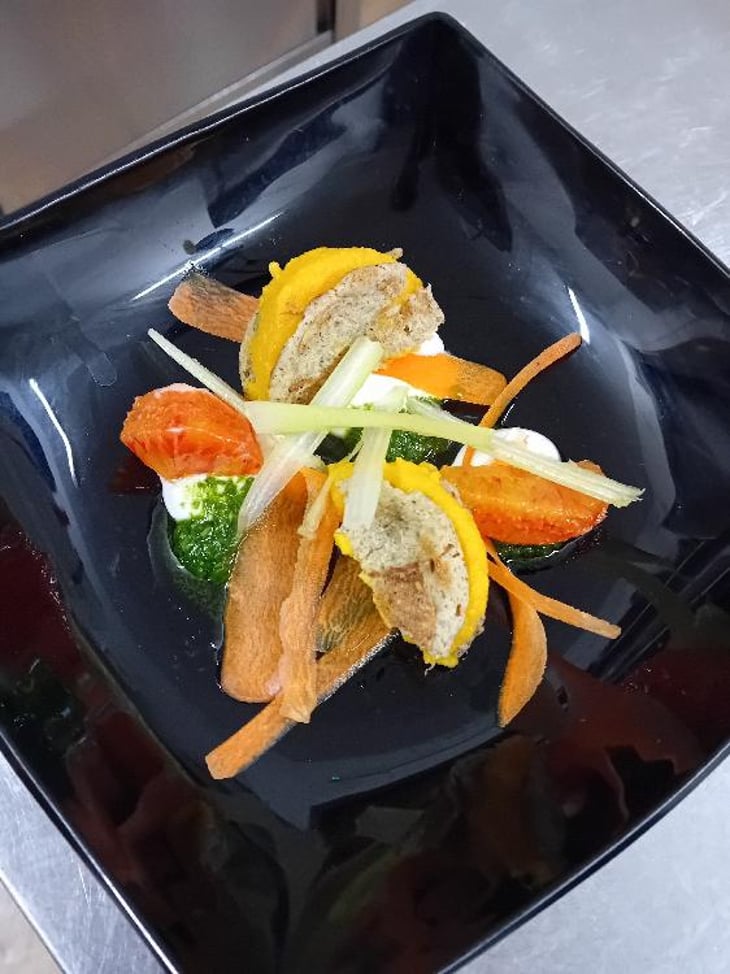 Blinis Di Carote, Arancia E Yogurt - Trattoria La Baritlera - 748807