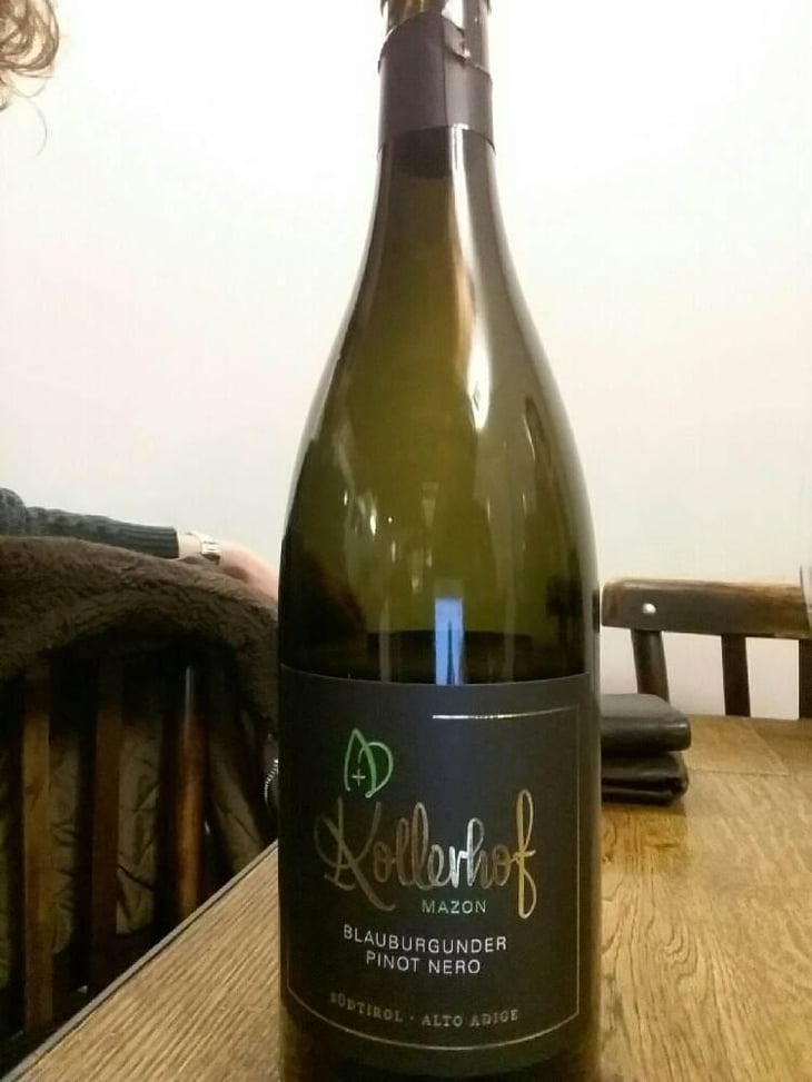 Mazon Pinot Nero - Tenuta Kollerhof - Tizian Visintin -2019