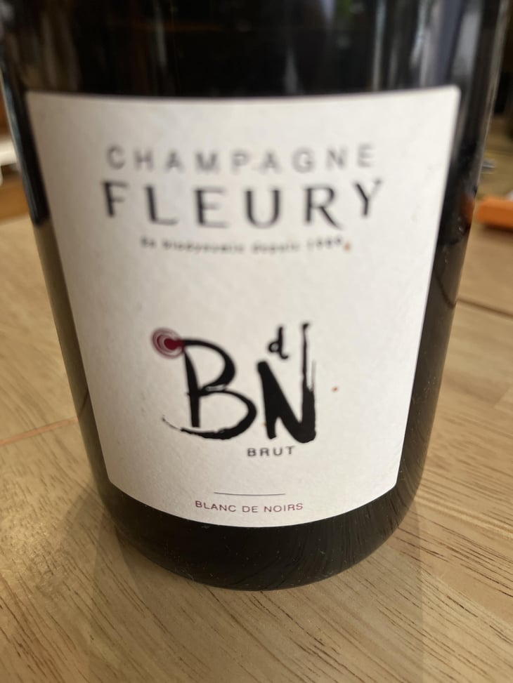 Blanc de Noirs Brut - Champagne Fleury - Morgane, Jean-Sébastien & Benoit Fleury 