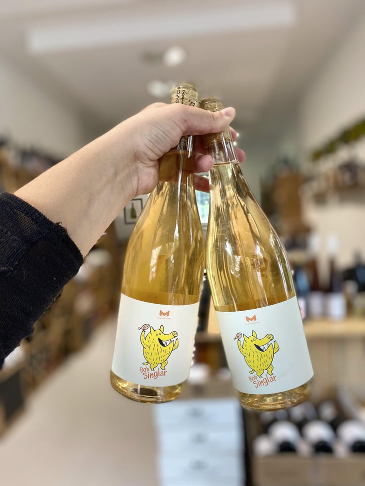 Bob Singlar Blanc - Domaine de la Mongestine - Maxime Gamard , Céline & Harry Gozlan 