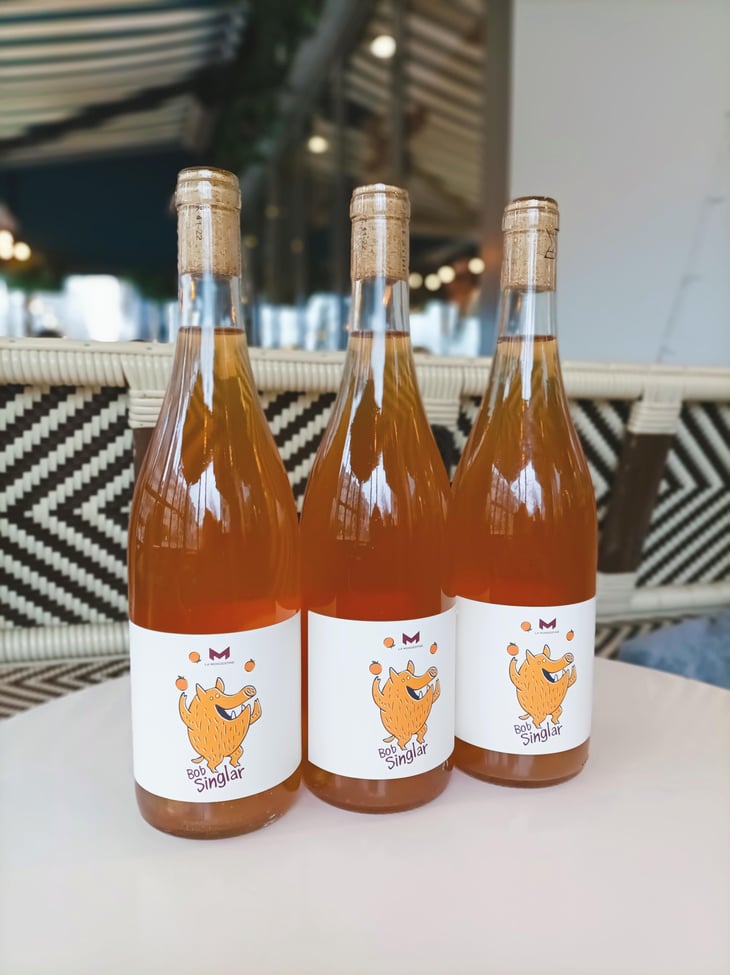 Bob Singlar Orange - Domaine de la Mongestine - Maxime Gamard , Céline & Harry Gozlan -2022