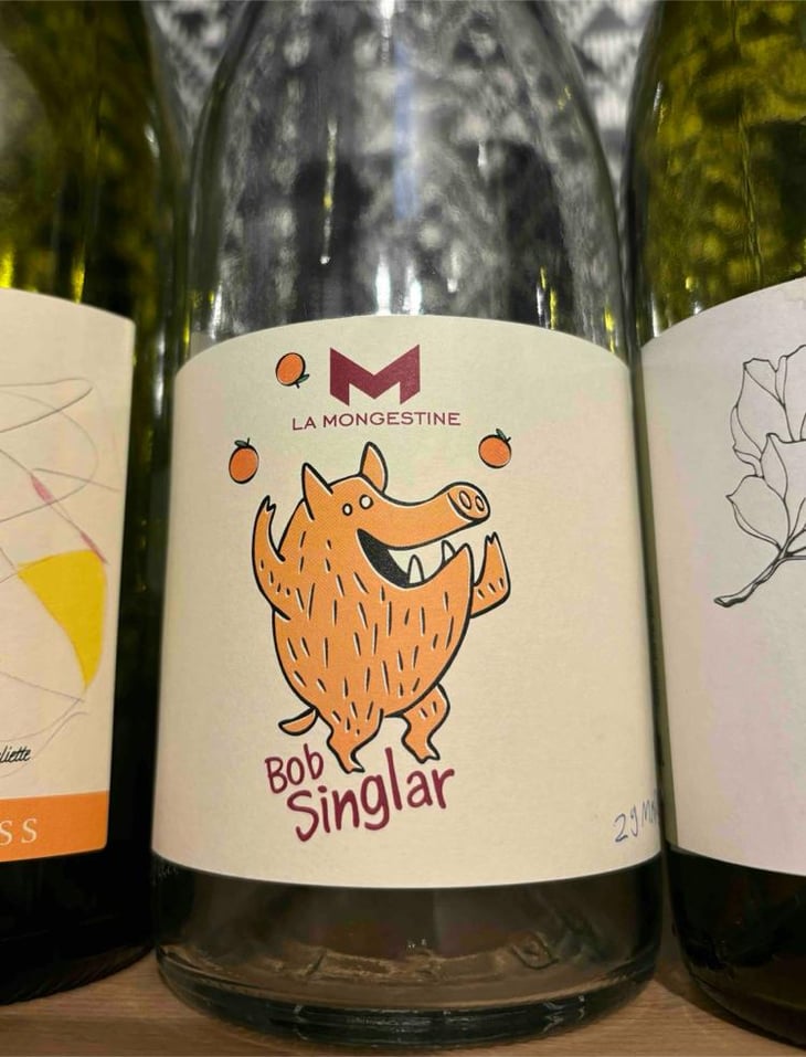 Bob Singlar Orange - Domaine de la Mongestine - Maxime Gamard , Céline & Harry Gozlan -2022