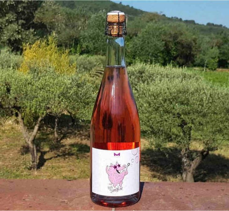 Bob Singlar Pétillant Rosé - Domaine de la Mongestine - Maxime Gamard , Céline & Harry Gozlan 