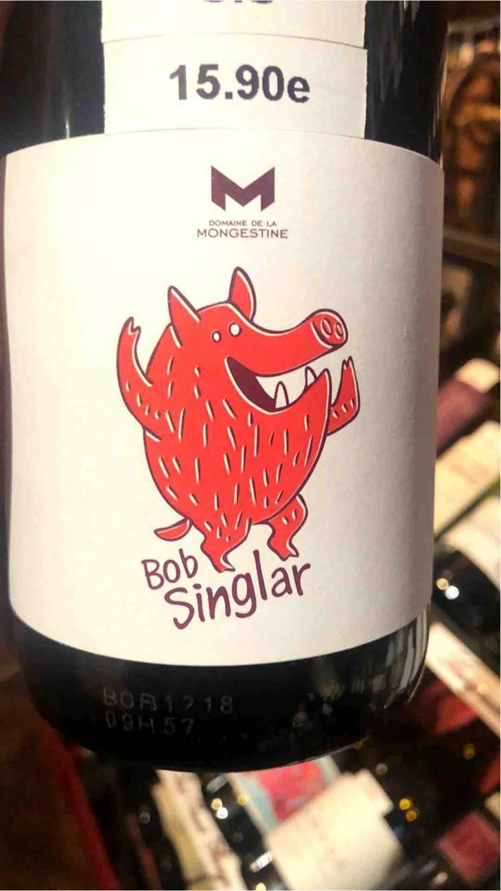 Bob Singlar Rouge - Domaine de la Mongestine - Maxime Gamard , Céline & Harry Gozlan 