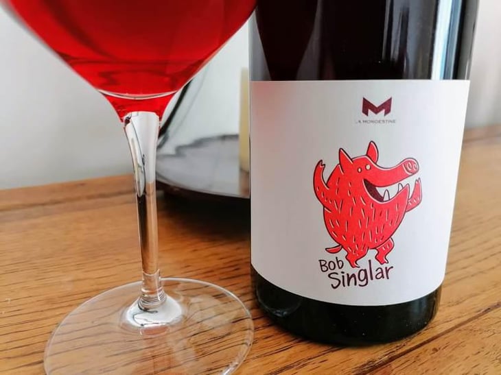 Bob Singlar Rouge - Domaine de la Mongestine - Maxime Gamard , Céline & Harry Gozlan 