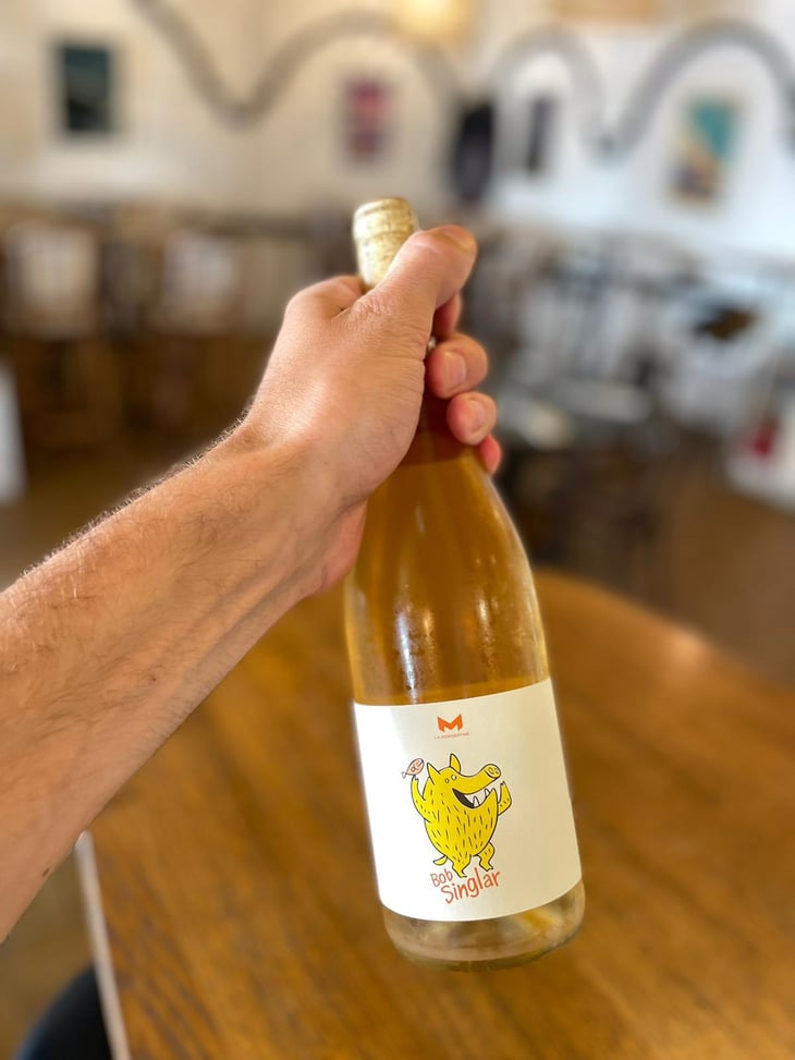 Bob Singlar Blanc - Domaine de la Mongestine - Maxime Gamard , Céline & Harry Gozlan 
