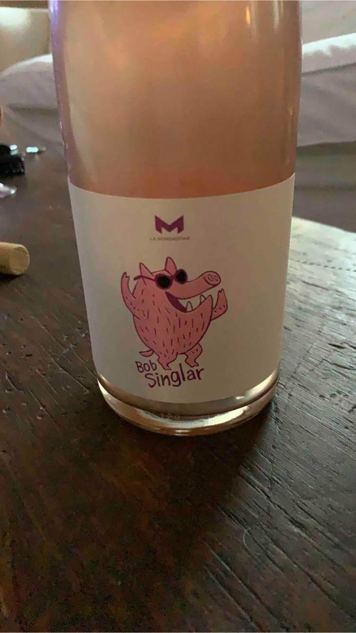 Bob Singlar Rosé - Domaine de la Mongestine - Maxime Gamard , Céline & Harry Gozlan 