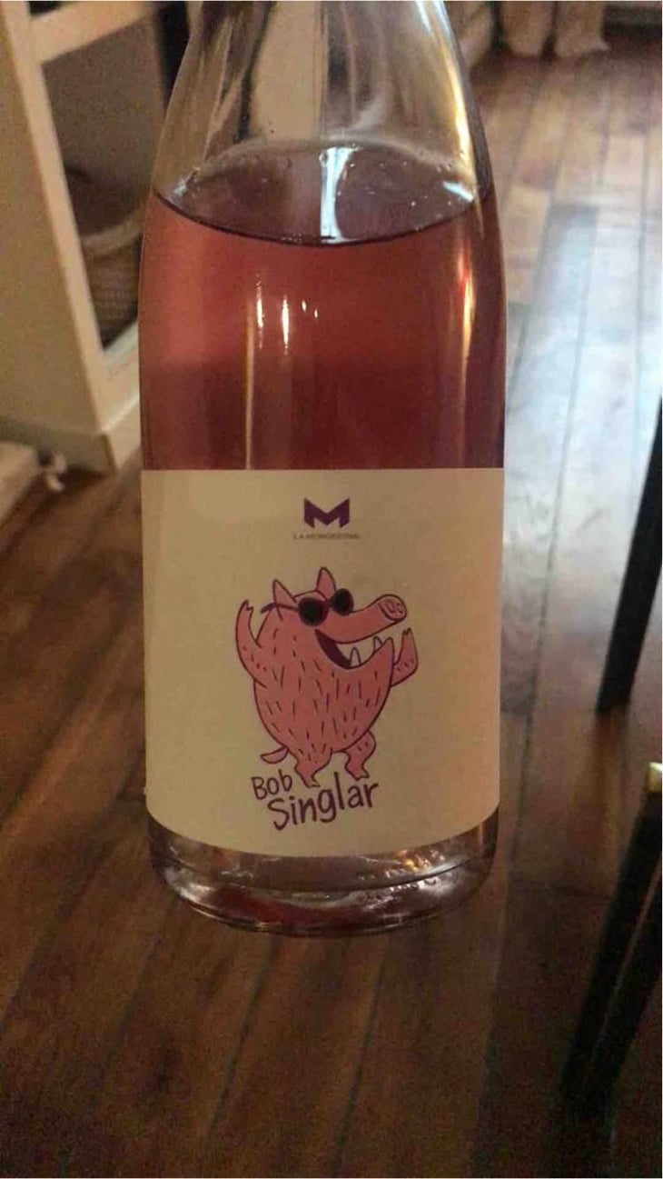 Bob Singlar Rosé - Domaine de la Mongestine - Maxime Gamard , Céline & Harry Gozlan 