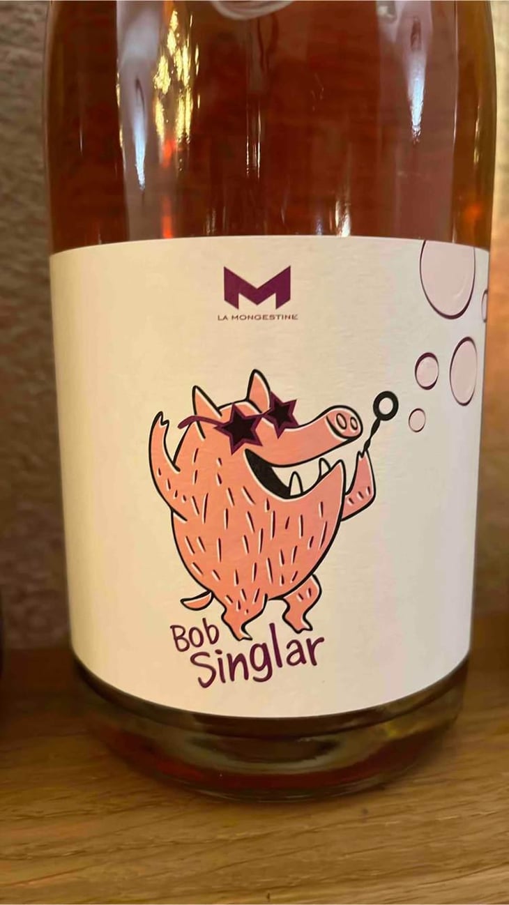 Bob Singlar Rosé - Domaine de la Mongestine - Maxime Gamard , Céline & Harry Gozlan 
