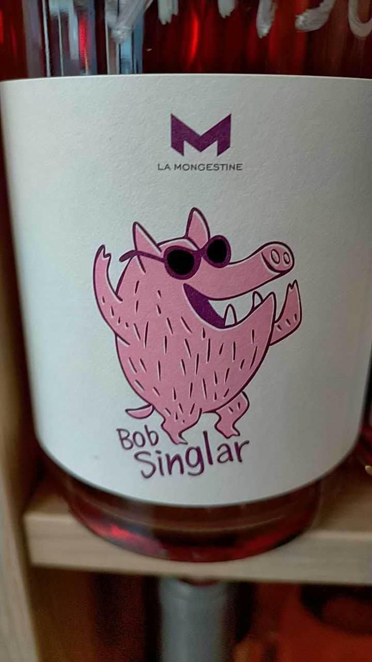 Bob Singlar Rosé - Domaine de la Mongestine - Maxime Gamard , Céline & Harry Gozlan 
