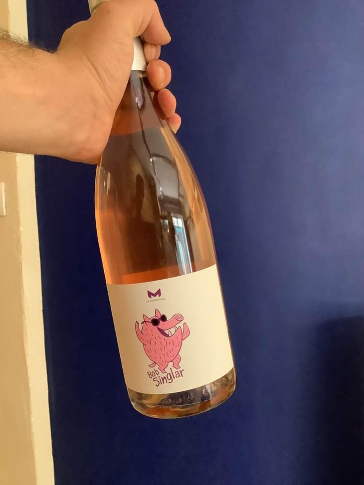 Bob Singlar Rosé - Domaine de la Mongestine - Maxime Gamard , Céline & Harry Gozlan 
