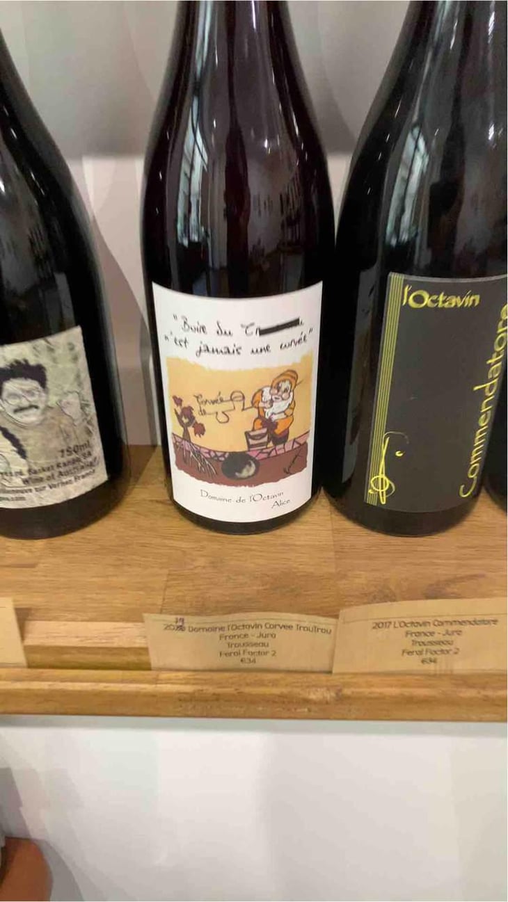 Boire Du Boire du Trou-trou N'Est Jamais Une Corvée - Domaine de l'Octavin - Alice Bouvot 