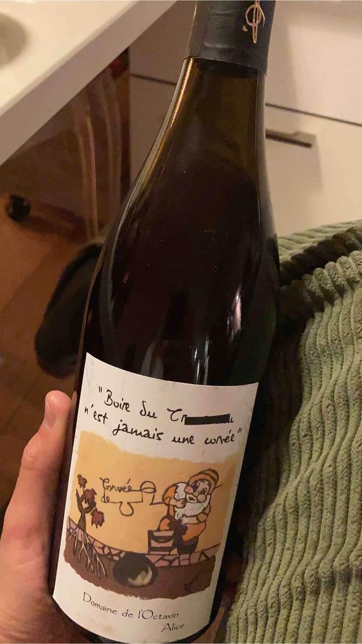 Boire Du Boire du Trou-trou N'Est Jamais Une Corvée - Domaine de l'Octavin - Alice Bouvot 