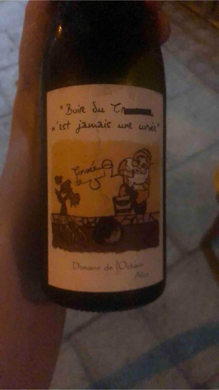 Boire Du Boire du Trou-trou N'Est Jamais Une Corvée - Domaine de l'Octavin - Alice Bouvot 