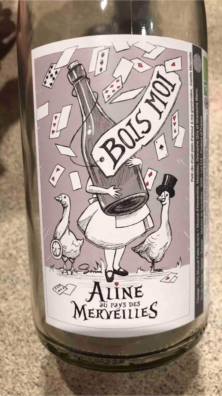 "Bois Moi" Aline Au Pays Des Merveilles - Domaine des Mathouans - Aline Hock -2019
