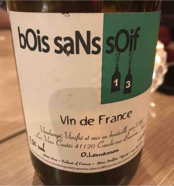 BOis saNs sOif - Les Vins Contés (CLOSED) - Olivier Lemasson (CLOSED) 