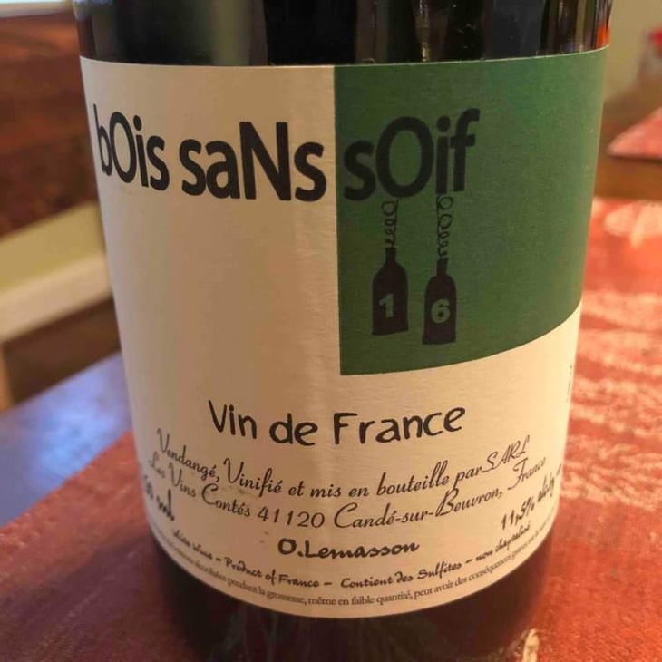 BOis saNs sOif - Les Vins Contés (CLOSED) - Olivier Lemasson (CLOSED) 