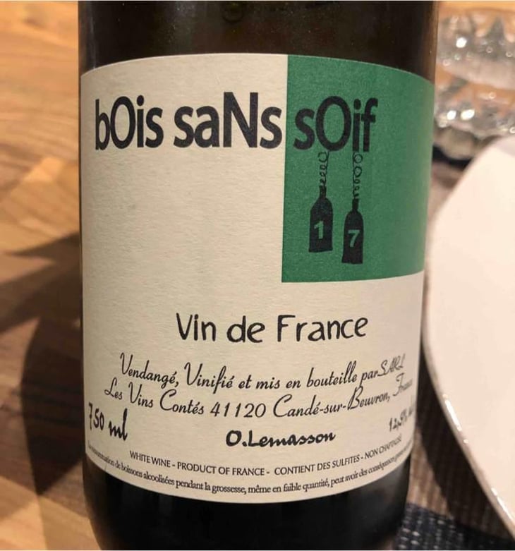 BOis saNs sOif - Les Vins Contés (CLOSED) - Olivier Lemasson (CLOSED) 