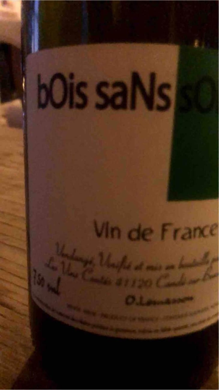 BOis saNs sOif - Les Vins Contés (CLOSED) - Olivier Lemasson (CLOSED) 